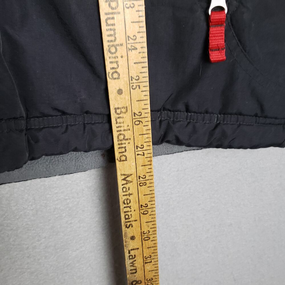 Vintage Nike Youth Size L Reversible Jacket Black Red Colorblock Sporty Winter - Picture 5 of 9